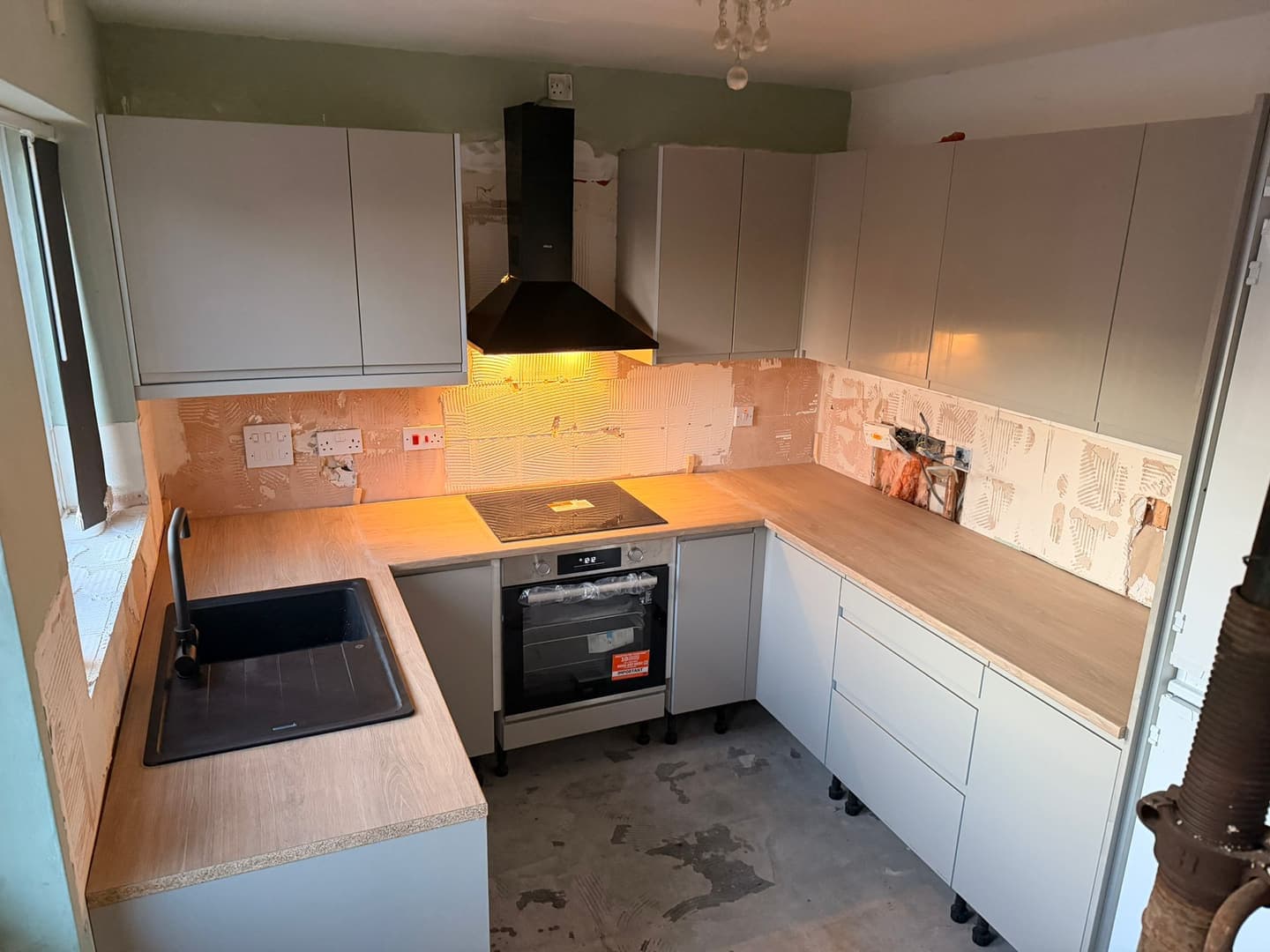Kitchens and bathrooms